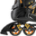 Rola inline Nils Extreme NA9022, rrota 80mm, kushineta ABEC9, portokalli e zezë