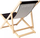 Shezlong Martes Sunbed MS 92800602598, dru pishe, palosës, bezhë