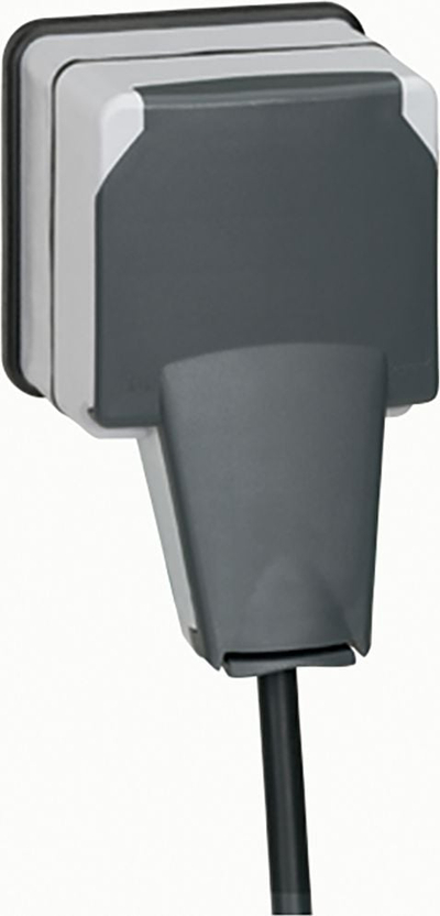 Prizë elektrike Legrand Plexo 66, 16A, IP66, gri