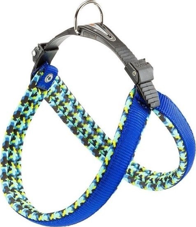 Parzmore për qen Daytona Fantasy 3, najlon, 42-50cm, 2 copë, blu me ngjyra