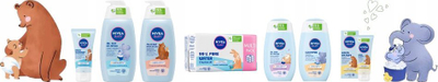 Shami të lagura për bebe Nivea Baby Biodegradable 99% Pure Water, 3x57 copë