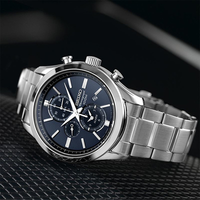 Orë dore Seiko Chronograf SNAF65P1