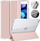 Kapak Mercury Clear Back Cover për iPad Air 10.9, me mbajtëse për Apple Pencil, rozë e çelët