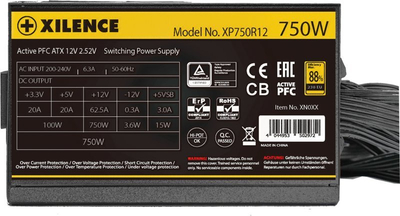 Напојување Xilence Gaming Gold XP750R12.ARGB XN335 ATX, 750W