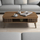 Tavolinë ulëse ScanMod Design Crook, 105x60x35cm, druri melamine, ngjyrë arre