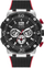 Orë dore për meshkuj Guess Navigator GW0264G1, e zezë/kuqe