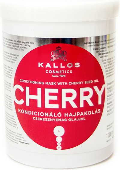 Maskë flokësh Kallos KJMN Cherry, 1000ml