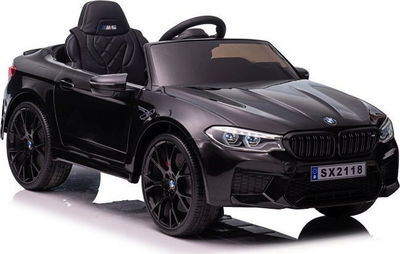 Makina elektrike për kalamoj BMW M5 SX2118, me bateri, me telekomandë, e zezë