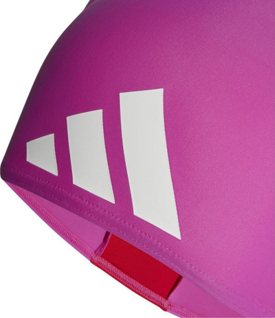 Kapuç noti adidas Fabric Swim Cap Jr HA7331, për kalamaj, material tekstili, rozë