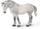 Figurë koleksionuese Collecta Mottled Grey Percheron Mare, madhësia XL, +3 vjeç, gri me njolla
