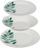 Servis darke Atmosphera Vegetal, porcelani, 18 copa, i bardhë