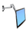 Mbajtës muri për monitor Ergotron LX Sit-Stand 45-353-026, deri 42\", deri 11.3kg, zi me argjend