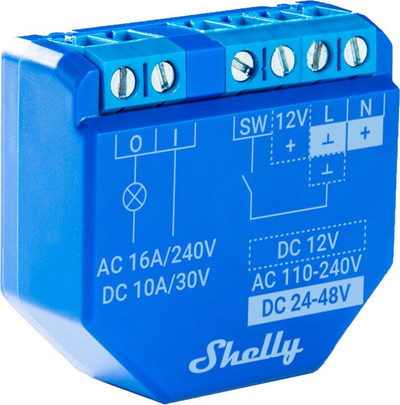 Modul ndërrimi Shelly 1 PLUS, 1x16A, WiFi