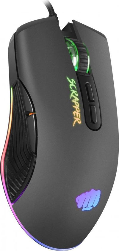 Maus Fury Scrapper, 6400 DPI, i zi