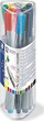 Set stilolapsa fineliner Staedtler Triplus 334, 12 copë, multicolor