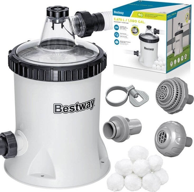 Pompe filtruese Bestway Polysphere, 5678 L/orë, për pishina sipër tokës