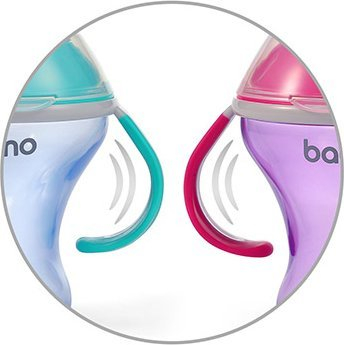 Gotë trajnimi për bebe BabyOno Take Care, 180ml, pa rrjedhje, turquoise