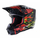Helm motokrosi Alpinestars S-M5 Rash, madhësia M, gri e errët me t'kuqe edhe verdhë neon