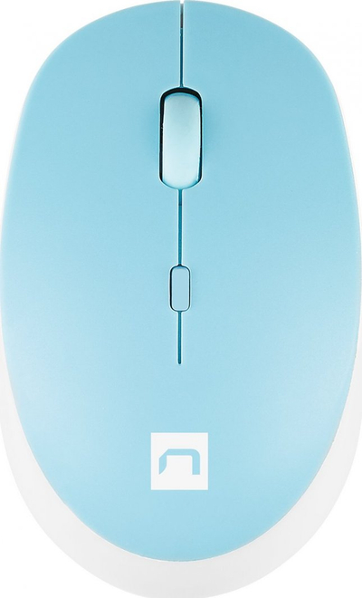 Maus Natec Harrier, wireless, Bluetooth, i bardhë dhe i kaltërt
