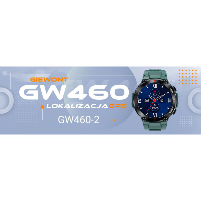 Smartwatch Giewont GW460-2, GPS, sportiv, jeshil