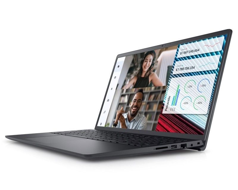 Laptop DELL Vostro 3520 15.6" FHD (Intel Core i7-1255U, 8GB RAM, 512GB SSD, Intel Iris Xe, Fingerprint, Backlight, NoOS, Grey)