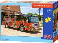 Puzzle Castorland Puzzle Fire Engine, 180 elemente, shumëngjyrësh