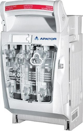 Çelës izolues me sigurica Apator RBK 000 pro SD, terminale 1.5 35mm², IP20