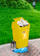 Koshi për riciklim Eco, 35L, plastikë, i verdhë