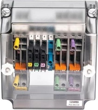 Shirit matës kontrolli Phoenix Contact PXC-SKA 91-1170855, modul terminalesh, kapak transparent, gri