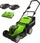 Kositëse bari Greenworks G24X2LM41K2x, 41cm, 2x24V 2Ah, e gjelbër