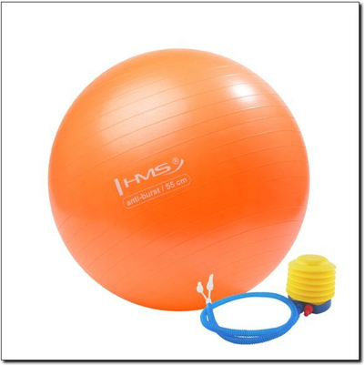 Top fitnesi HMS YB02, 55 cm, portokalli