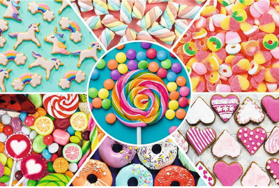 Puzzle Trefl Sweets 23004, 300 pjesë, 60 x 40 cm, shumëngjyrësh