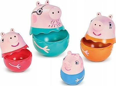 Lodër figurina Peppa Pig Nesting Family, set me ujë, shumëngjyrëshe
