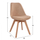 Set Tavolinë + karrige HM10382 120×70×76,5 cm, bezhë