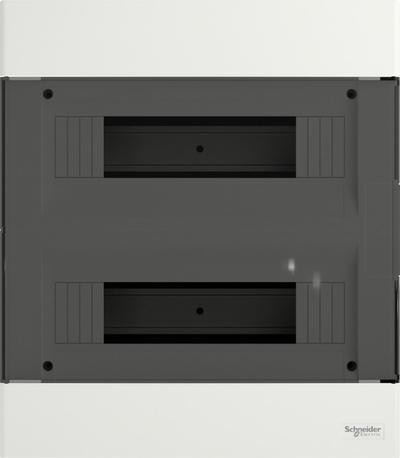 Kasetë elektrike e futur Schneider Easy9 EU, 2x12 module, IP40, e bardhë