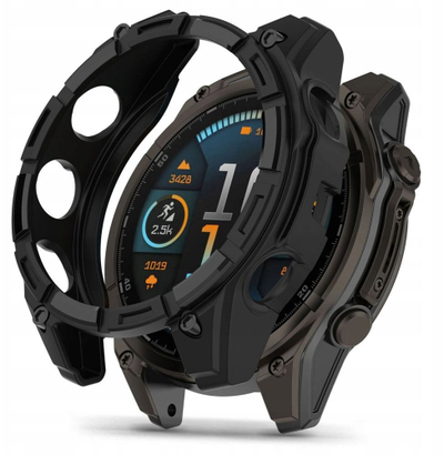 Mbulesë smartwatch Tech-Protect Defense Air për Garmin Fenix 8 47mm, TPU, mat, e zezë