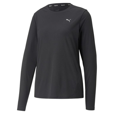 Bluzë me mëngë të gjata Puma Run Favorite LS Tee, për femra, e zezë
