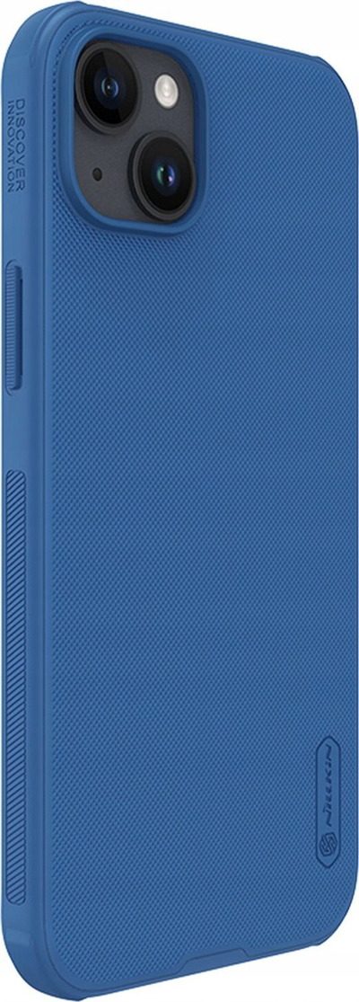 Mbulesë telefoni Nillkin Frosted Shield Pro për iPhone 15 Plus, plastike, blu