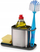 Организатор за мијалник Joseph Joseph Duo Steel Sink Tidy, инокс челик, компактен, сив