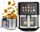 Фритеза со воздух Noveen AF770 X-Line, 6.5L, 10 програми, инокс