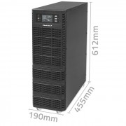 UPS Qoltec 6kVA, 6000W, on-line, i zi