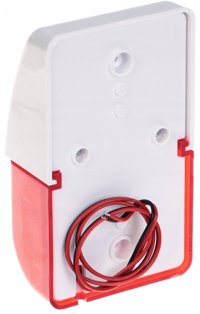 Sirena e brendshme INDOOR SIREN SV-96WR, 24V DC, akustike dhe optike, e kuqe