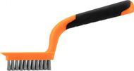 Furçë teli Neo Wire Brush, çelik inox, 5x11 rreshta, portokalli