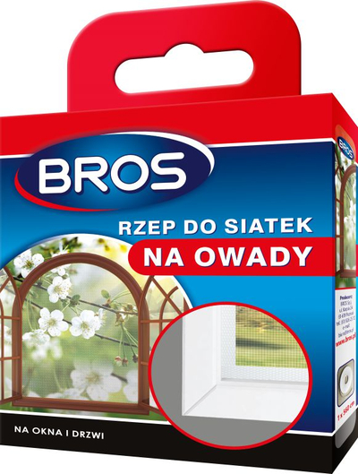 Shirit vetëngjitës për rrjeta mushkonjash BROS, për dritare edhe dyer, i bardhë