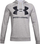 Bluza me kapuç Under Armour Rival Fleece Big Logo HD, për burra, gri