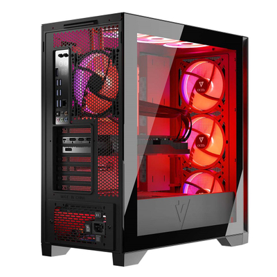Kasa PC MODECOM VOLCANO EXPANSE S APEX ARGB, MIDI Tower, e zezë