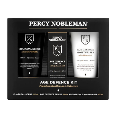 Set Dhuratë Skincare Age Defence Kit nga Percy Nobleman