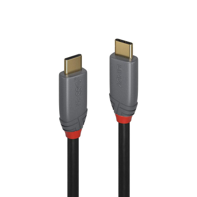 Kabllo USB-C Lindy Anthra Line 36900, USB 3.1, 0.5 m, gri