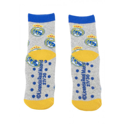 Çorape dimri Real Madrid Cerda Junior, antirrëshqitëse, set me 2 palë, blu edhe gri