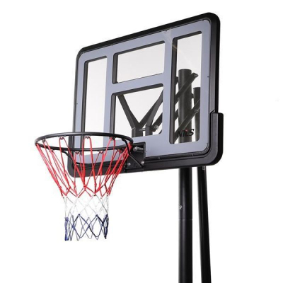 Kosh basketbolli NILS ZDK021, lartësi e rregullueshme, për jashtë, gri e zezë